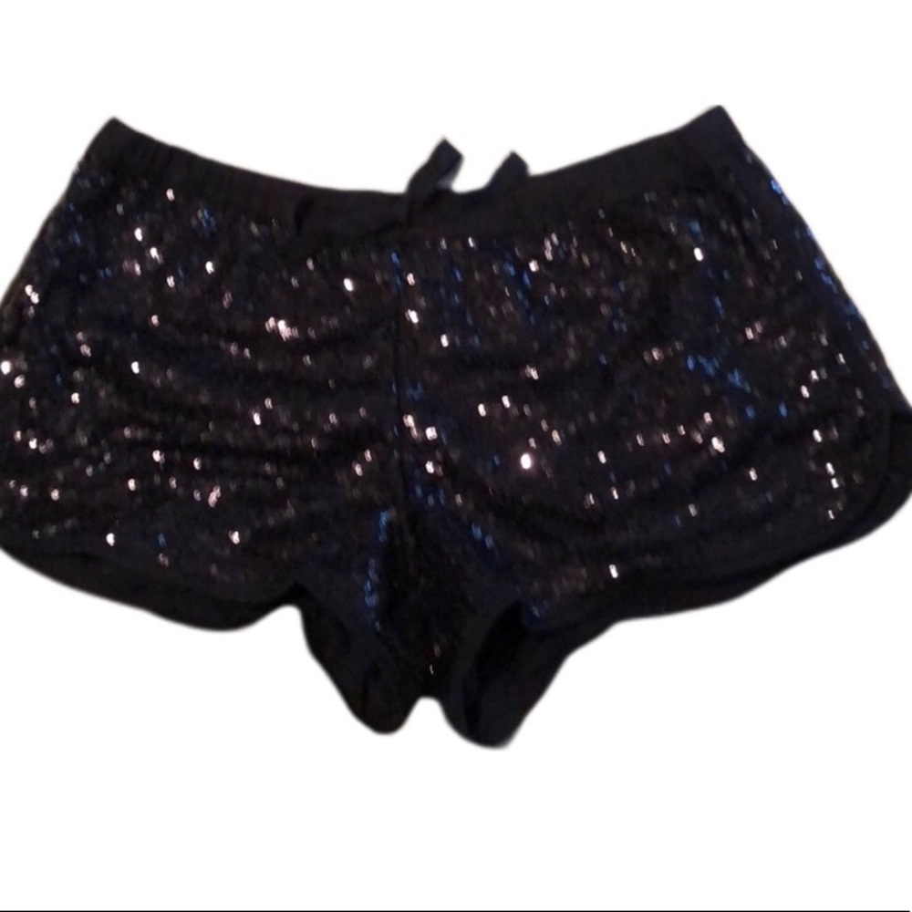 Victoria Secret Navy Sequin Shorts XS